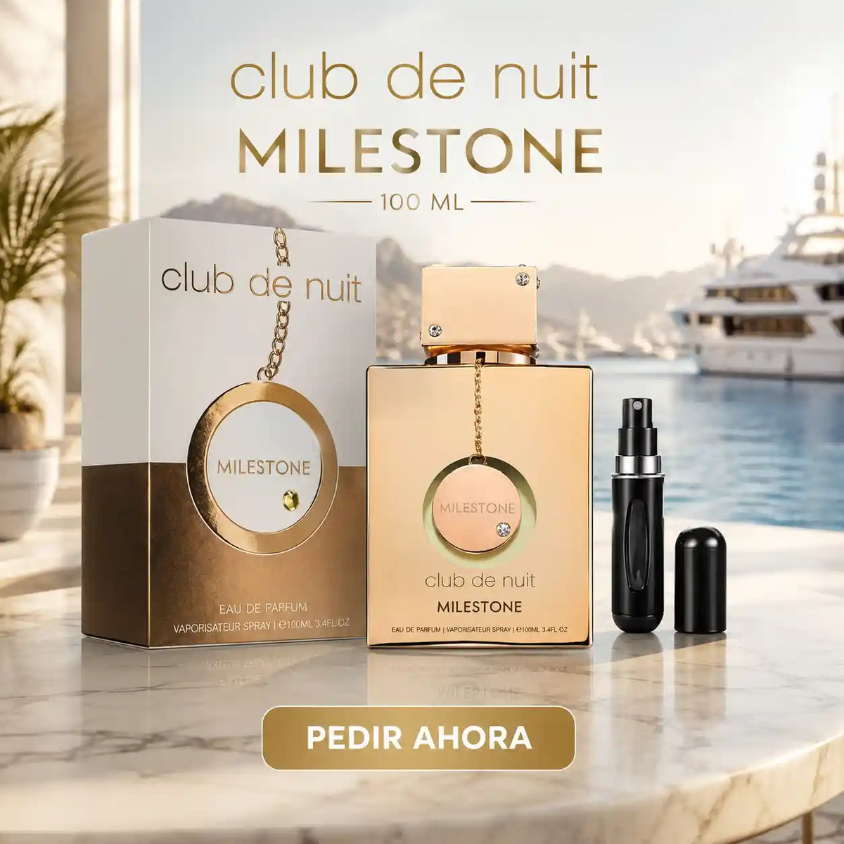 CLUB THE NUIT MILESTONE + PERFUMERO RECARGABLE (UNISEX)