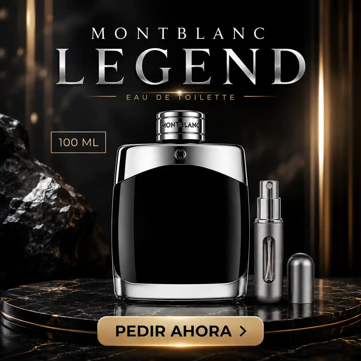 MONT BLANC LEGEND 100ML + Perfumero Recargable Gratis
