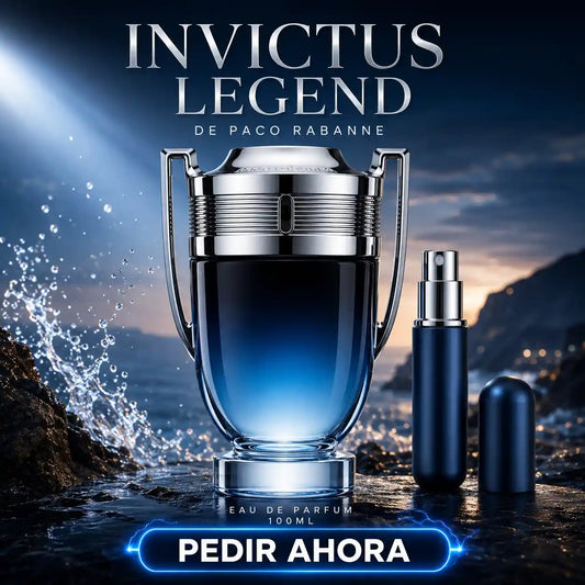 INVICTUS LEGEND 100 ML + PERFUMERO RECARGABLE
