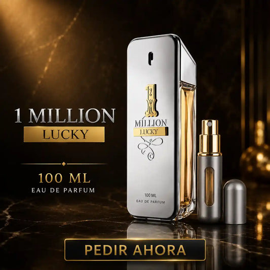 ONE MILLION LUCKY 100 ML + Perfumero Recargable Gratis