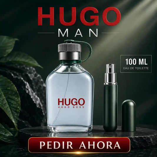 HUGO BOSS MAN 100 ML + PERFUMERO RECARGABLE