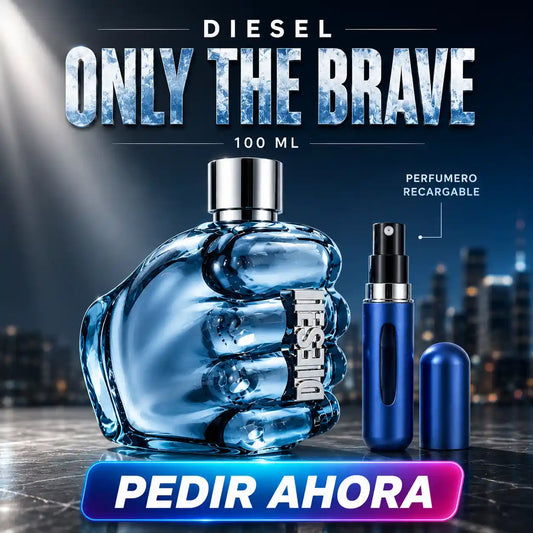 DIESEL ONLY THE BRAVE 100 ML + PERFUMERO GRATIS