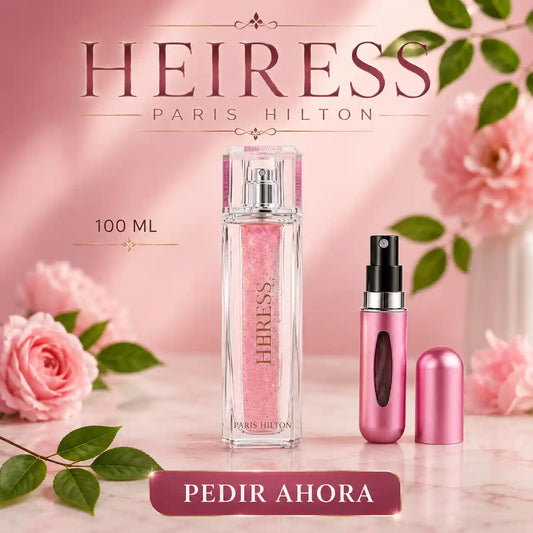 HEIRESS 100 ML + PERFUMERO RECARGABLE GRATIS