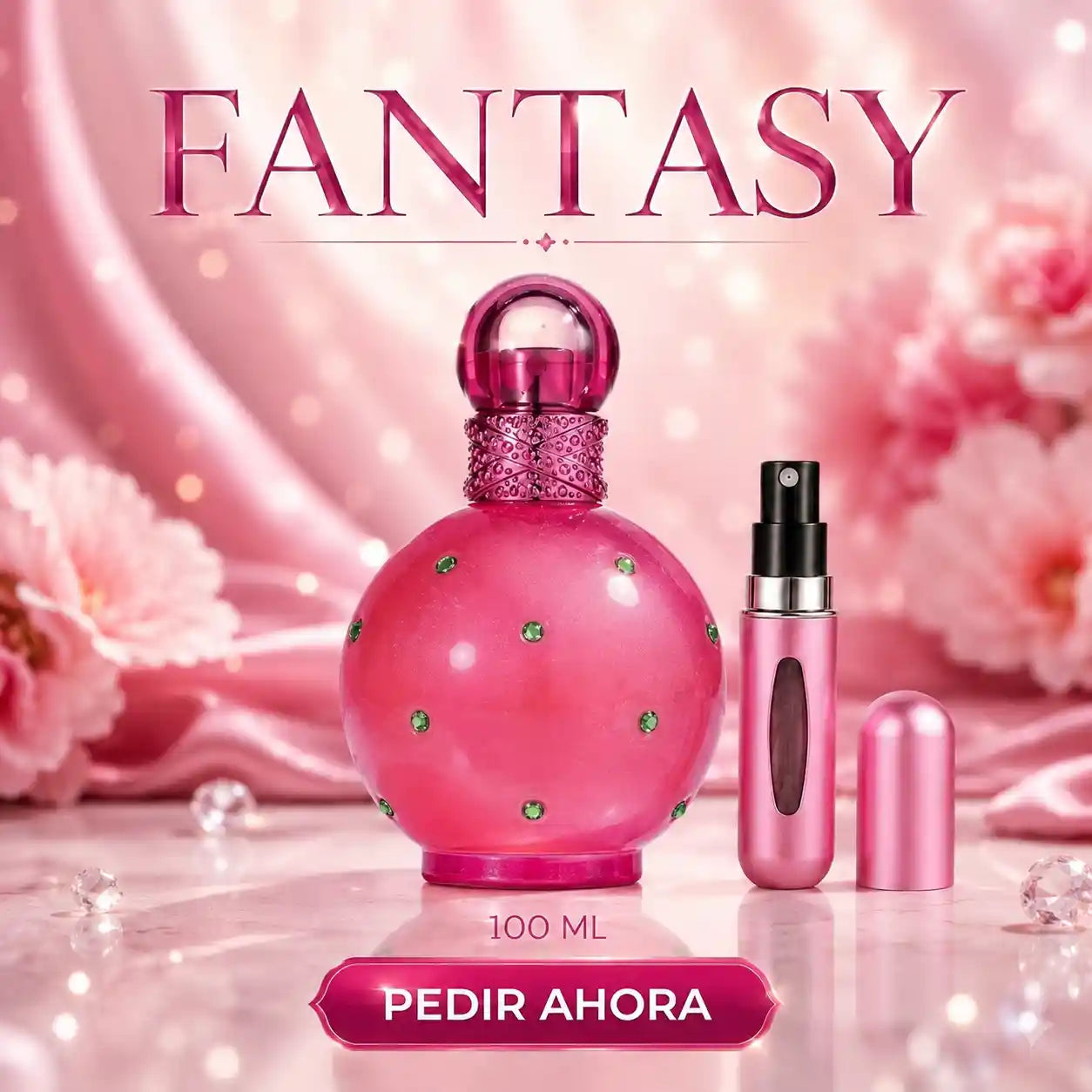 FANTASY 100 ML MAS PERFUMERO RECARGABLE GRATIS