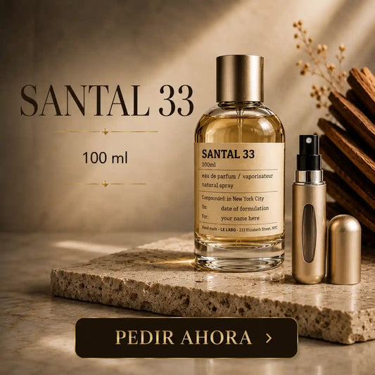 SANTAL 33 100 ML + Perfumero GRATIS Recargable