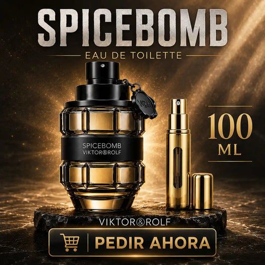 SPICEBOMB 100 ML + PERFUMERO RECARGABLE GRATIS